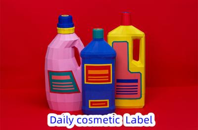 Chine Travaux de bureau Autocollants de noms ronds Impression d'étiquettes personnalisées colorées pour les produits de beauté à vendre