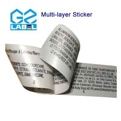 China Transparent Wine Bottle Label Waterproof Personalized Vinyl Stickers Paper for sale