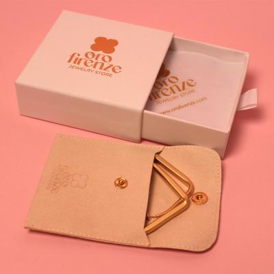 China FSC SGS Necklace  Jewelry Packaging Box With Ribbon Custom Drawer Cardboard Paper for sale