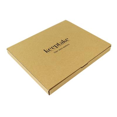 China Recyclable A4 A5 Corrugated Cardboard Book Shipping Box Custom Print for sale