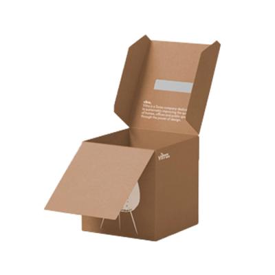 中国 支持できる蝋燭のEcoの友好的な包装箱はクラフト箱の白い印刷を波形を付けた 販売のため