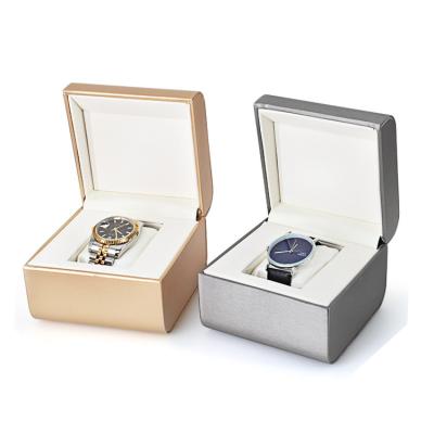 China Luxury Hinged Lid Watch Jewelry Packaging Box for sale
