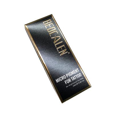Chine Emballage de luxe noir de cadeau de boîte de bouteille de parfum de boîte de parfum avec le logo fait sur commande à vendre