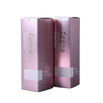 China Metallic Cosmetic Packaging Box Custom Mascara Box Rose Gold White Printing for sale