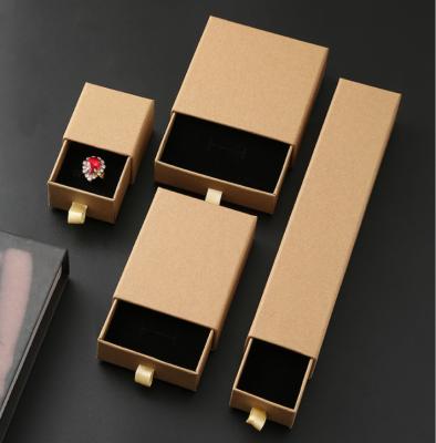 Chine Petit noir simple 	Boîte d'emballage de bijoux pour des boucles d'oreille à vendre