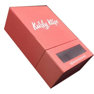Chine Boîte cosmétique faite sur commande unique à chocolat de bijoux de boîte-cadeau magnétiques rouges à vendre