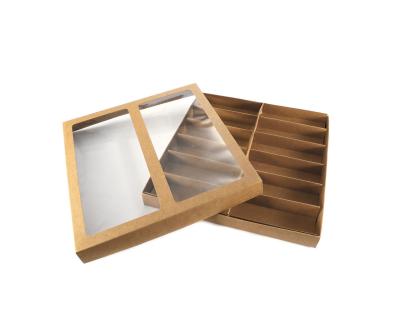 China Caja de empaquetado de 12 paquetes de Eco de la exhibición amistosa de Sunglass con la tapa transparente de la ventana en venta