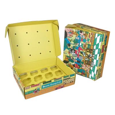 China Foodgrade Custom Mailer Boxes 12 Pack Cake Cardboard Shipping Box for sale
