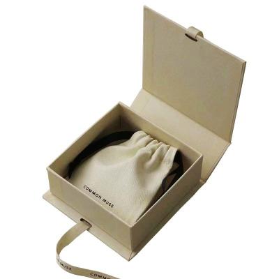 China Cardboard Jewerly Packaging Box With Ribbon Custom for sale