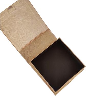 China Golden Black Holiday Packaging Box With Ribbon for sale