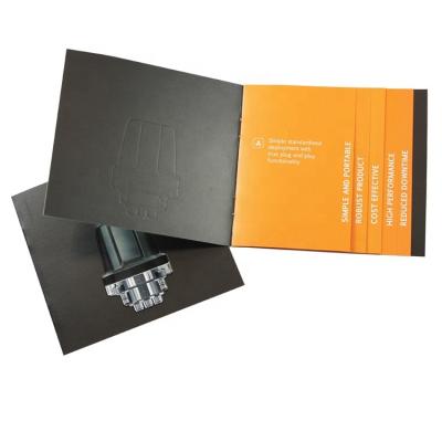 China Impresión de empaquetado del catálogo del folleto de las soluciones de la aduana brillante de Matt PP en venta