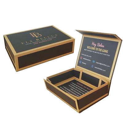 China Custom Flat Pack Gift Box Foldable With Magnetic Lid For Moisturizing Cream Bottle for sale