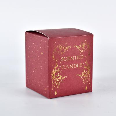 China Embalagem de presente em cartão holográfico Cartão para vela de fragrância à venda