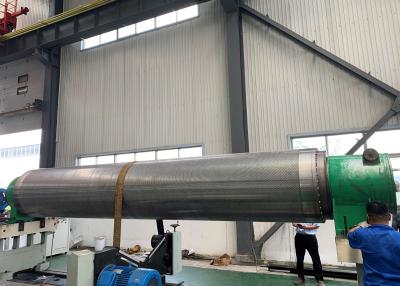 China 20KN/M Whole Stainless Steel Vacuum Couch Roll On Paper Machine Rolls for sale