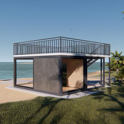 Chine Container Home Prefab House Steel Structure Portable Villa à vendre