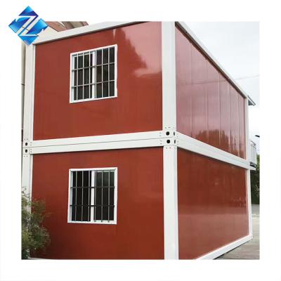 China Luxury Modern Two Storey Container House Prefabricated Homes for sale