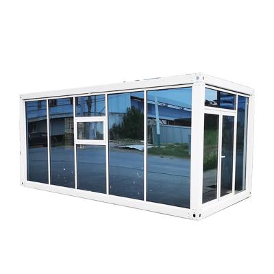 China New Designed Luxury 20/40ft 3/4/5 Bedrooms Container House Prefabricated Homes With Glass Screen Wall à venda