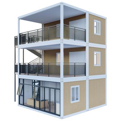 China 2 Story 3 Storey Container House Prefabricated  20/40ft à venda