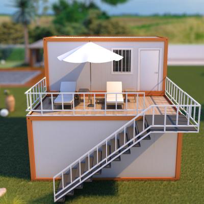 Chine Quick Assembly  Two Storey Prefab Container House Modular à vendre