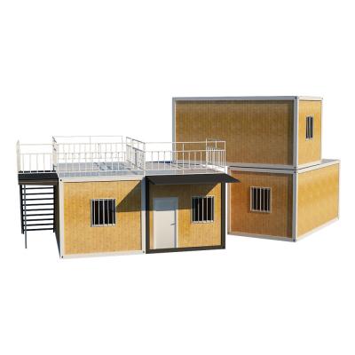 China Portable Container Home 20ft Fold Out Modular Cabin en venta