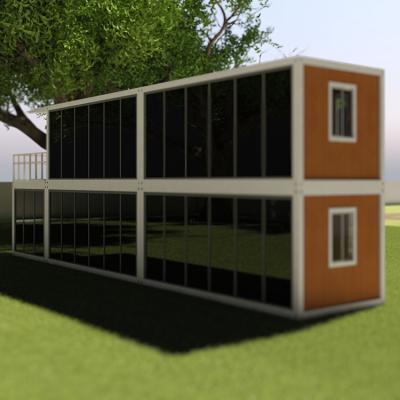 Chine 20ft 40ft Two Storey Container House Luxury  Prefab à vendre