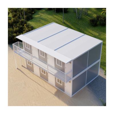 China Double Story Container Home 2 Storey Container Van House Design en venta