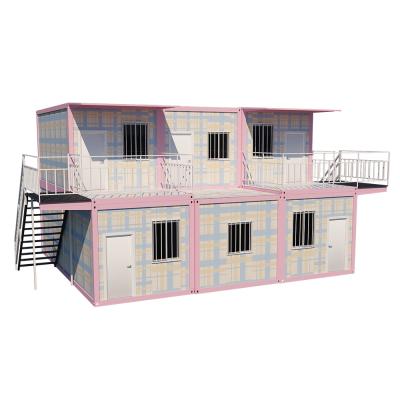 Chine Modular Prefabricated Container Van Room Homes 2 Storey Container House à vendre