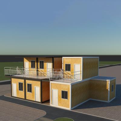 China Prefab Prefabricated Steel Fast Assembly Flat Pack Container Homes en venta