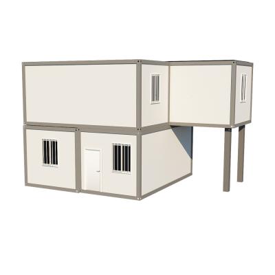 China Prefabricated Container Office Container Double Storey Homes 40ft 20ft en venta