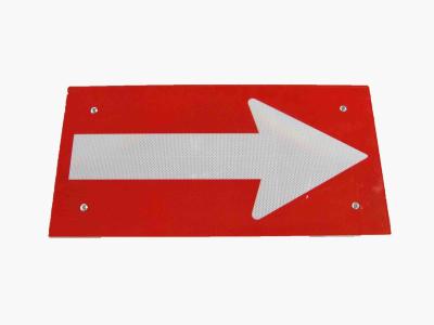 China L400*W280*H2.0mm 3M Reflective Film Arrow Board Signs for sale