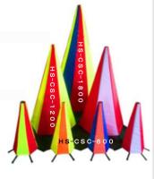 China Reflective 3.96kg 1800mm Weighted Traffic Cones for sale