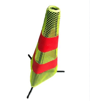 China Reflective Collapsible Road Traffic Cones 600mm Textile Material for sale