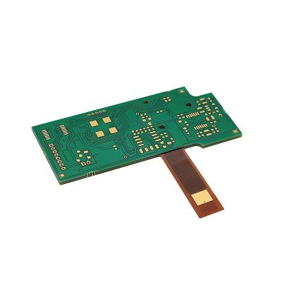 China 0.5mm Radius Rigid Flexible PCB With DFM Service And White Solder Mask for sale