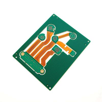 China Square Pcb Outline Rigid flexible PCB with AOI Test White Solder Mask for sale