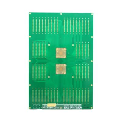 China Microvias ciegas PCB semiconductor placa de PCB verde con tamaño de agujero mínimo 0.2mm en venta