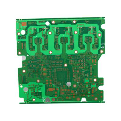 China 4 capas de placa de drones de PCB máscara de soldadura verde con 0.1 mm min. espaciamiento de rastros en venta
