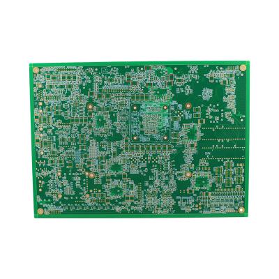 China Hard Gold 5U Multilayer Printed Circuit Board High Speed  with Black Silkscreen for sale