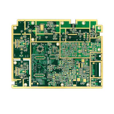China Yellow Solder Mask Color FR-4 High Layer PCB with Min. Line Width/Spacing of 3mil/3mil à venda
