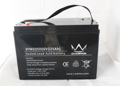 China Off Grid Solar Lead Acid Battery 6v 225ah Inverter SMF Batteries for sale