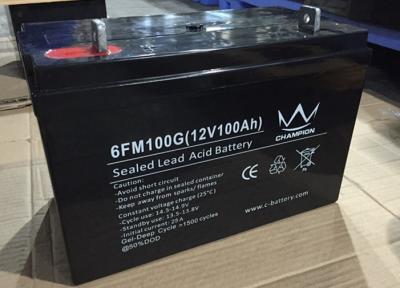 中国 6FM80 80ah の黒の Agm またはゲル深い周期電池は銀行及び金融センターに適用します 販売のため