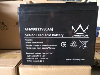 中国 VRLAのタイプ ゲルの鉛酸蓄電池75ah/80ah 12vは鉛酸蓄電池を密封しました 販売のため