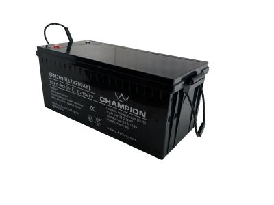 China Solar System High Amp Hour Deep Cycle Battery / Deep Discharge Battery 12v for sale