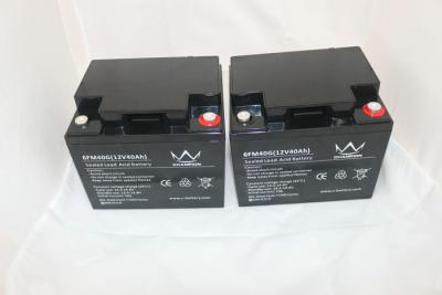 中国 M6ターミナル12v深い周期のゲルの電池/ABSはゲルの電解物電池を包装します 販売のため