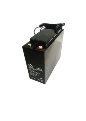 China Safe 12 Volt Deep Cycle Battery For Solar / Charging Lead Acid Battery F11 Terminal for sale