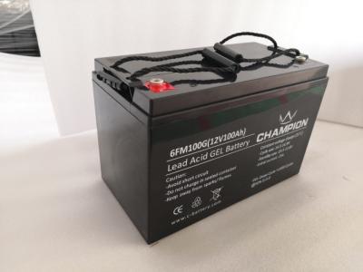 China Motorcycle Agm Gel Deep Cycle Battery / Gel Valve Regulated Sealed Battery for sale