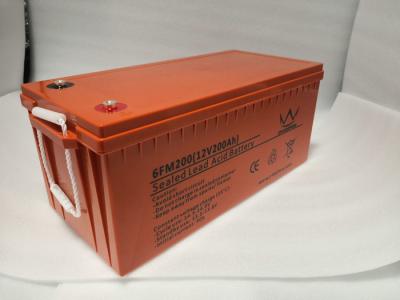 China 12V 200AH Inverter Batteries Sealed Deep Cycle For UPS , Solar , Off Grid Power for sale