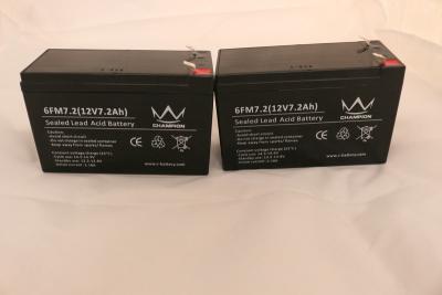 China 6fm7.2 Lead Acid Battery Sealed / 12v 7.2ah Valve Regulated Leacid Batteries for sale