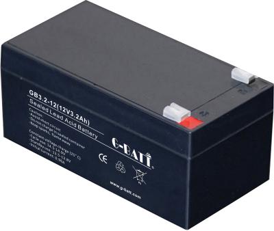 China 3.2ah 12V Lead Acid Battery for sale