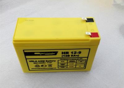China 6FM9H F250 12Volt 9AH High Rate Discharge Battery Maintenance Free Lead Acid Battery for sale