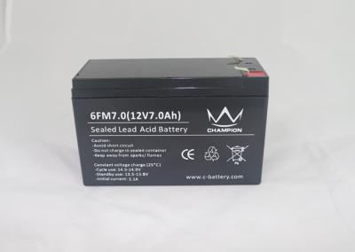 China 6FM7 F250 avançado selou a bateria 12v selada 7ah recarregável da bateria acidificada ao chumbo à venda